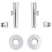Комплект кранів Thermo Alliance Standart 1/2" хром